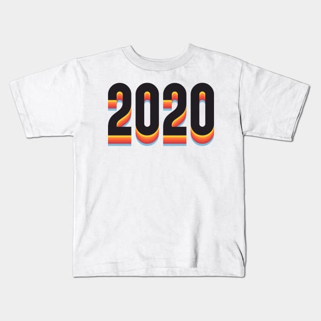 The Year 2020 Kids T-Shirt by artsylab